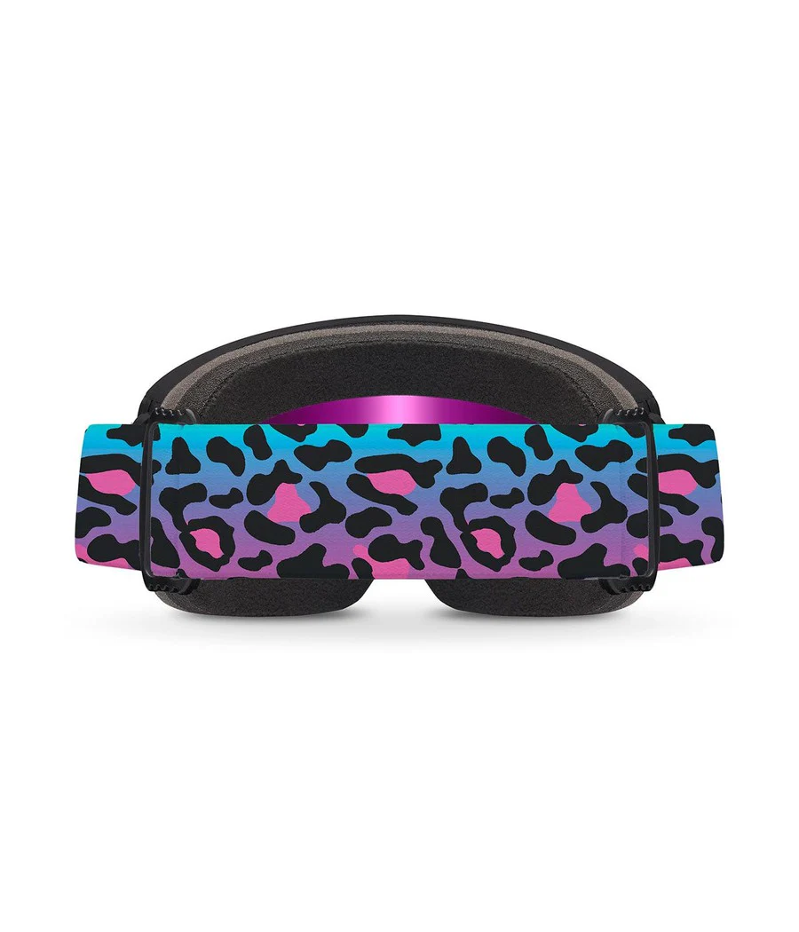 90's Leopard CASCADE Snow Goggles - Image 3