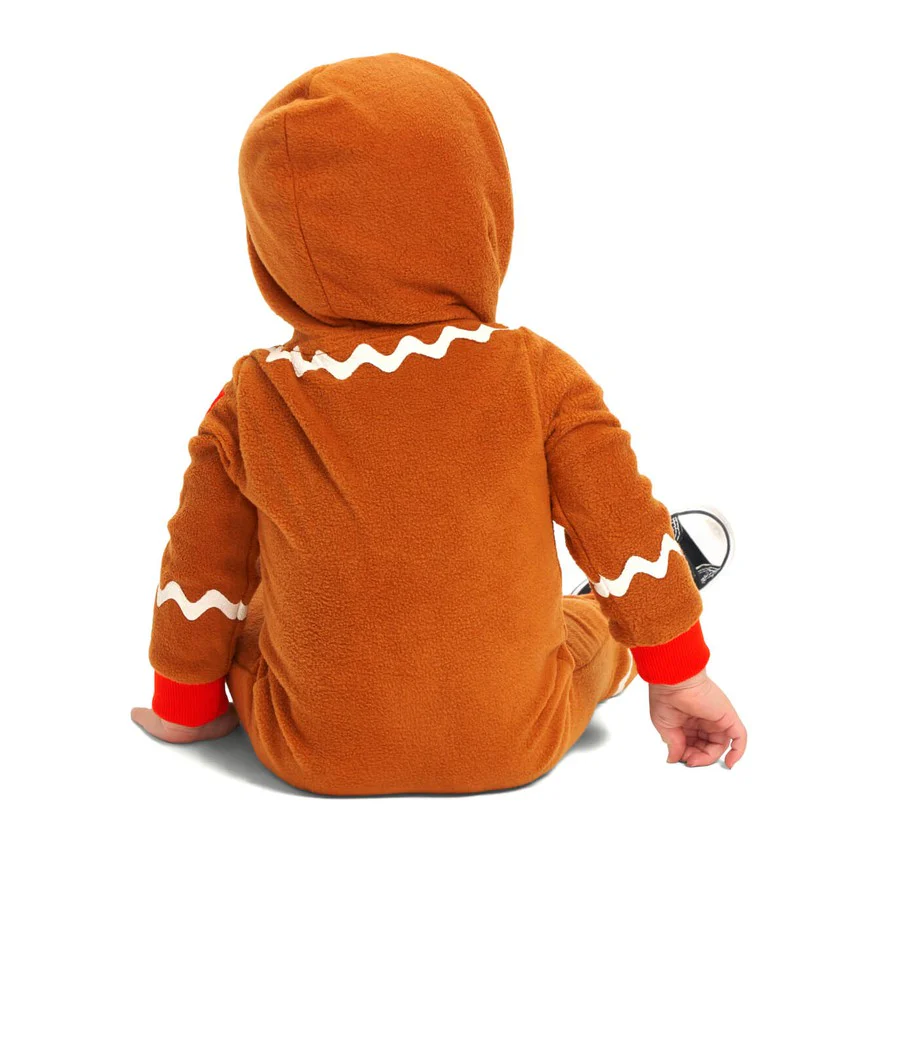 Baby Boy's Gingerbread Jumpsuit - Image 3