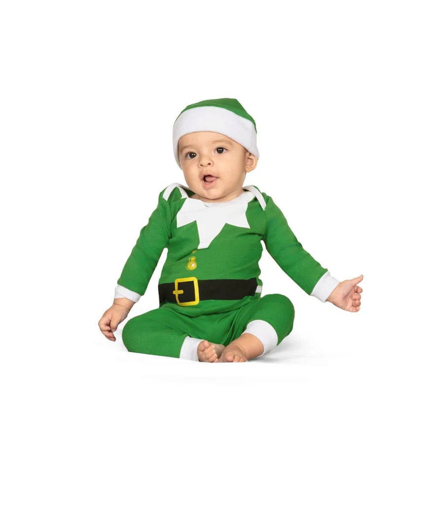 Baby Boy's Elf Pajama Set - Image 2