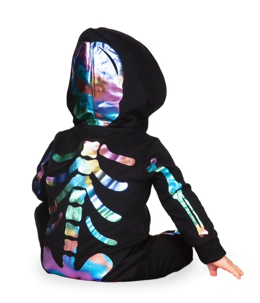 Baby Boy's Iridescent Skeleton Costume - Image 2