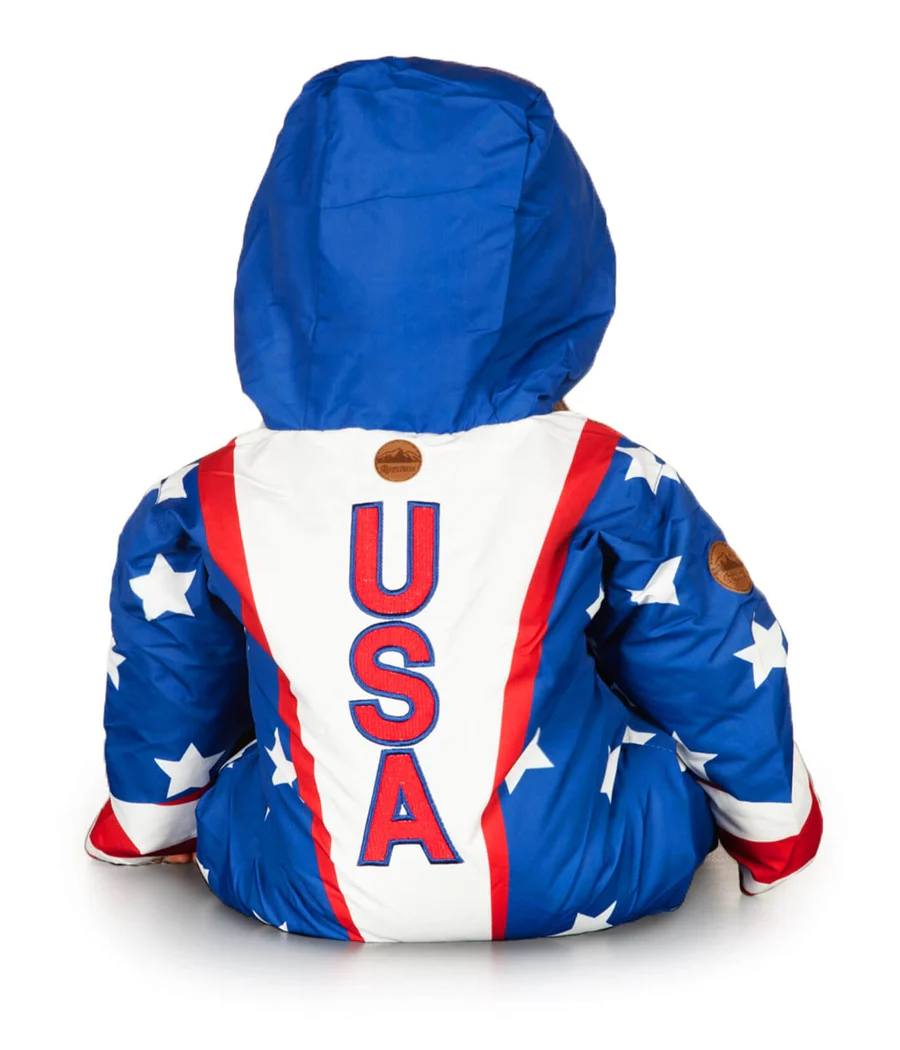 Baby Girl's Americana Snow Suit - Image 2
