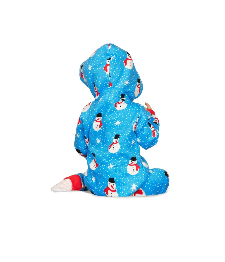 Baby Girl's Snowman is an Island Jumpsuit - Image 3