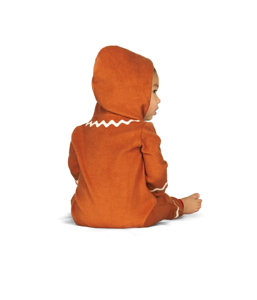 Baby Girl's Gingerbread Jumpsuit - Image 2