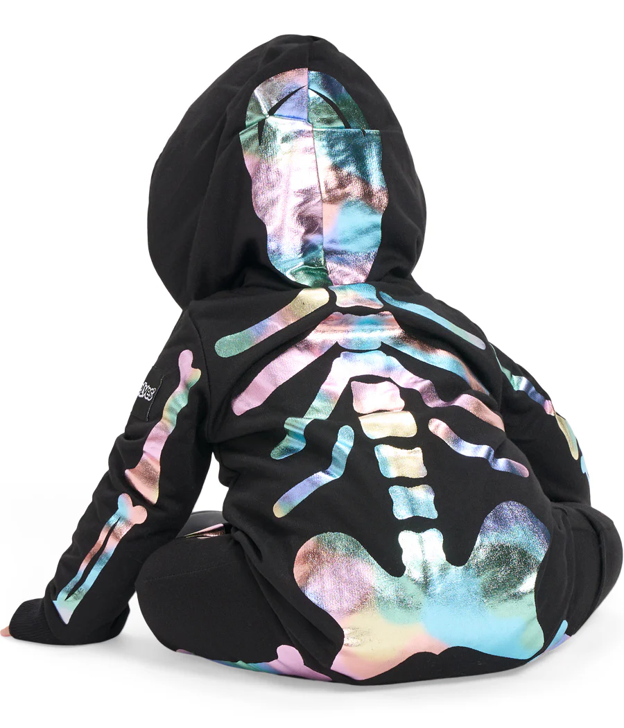 Baby Girl's Iridescent Skeleton Costume - Image 2