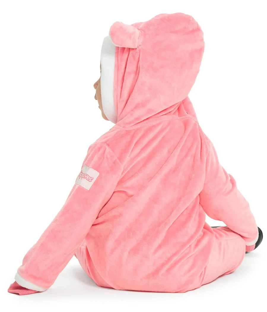 Baby Girl's 80's Cartoon Bear Costume - Image 2