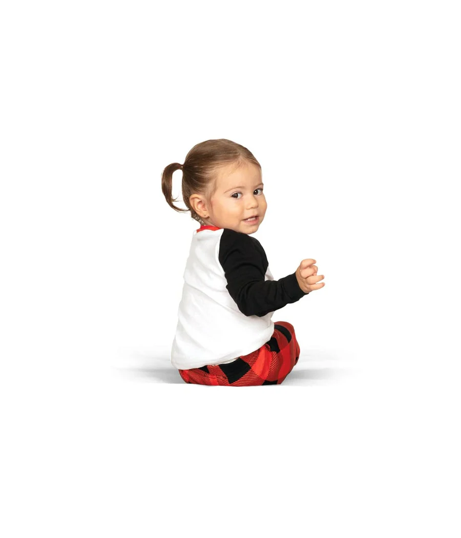 Baby Girl's Team Santa Crew Neck Pajama Set - Image 3