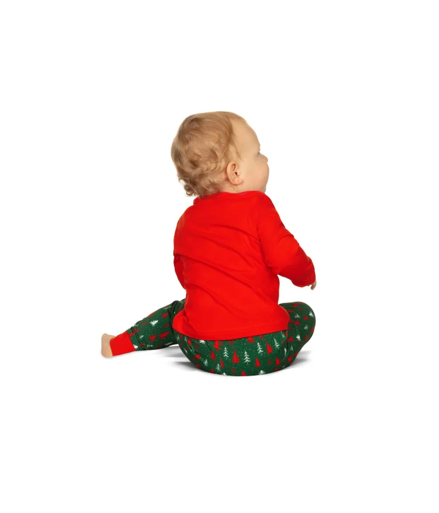 Baby Girl's Fa La La Pajama Set - Image 3