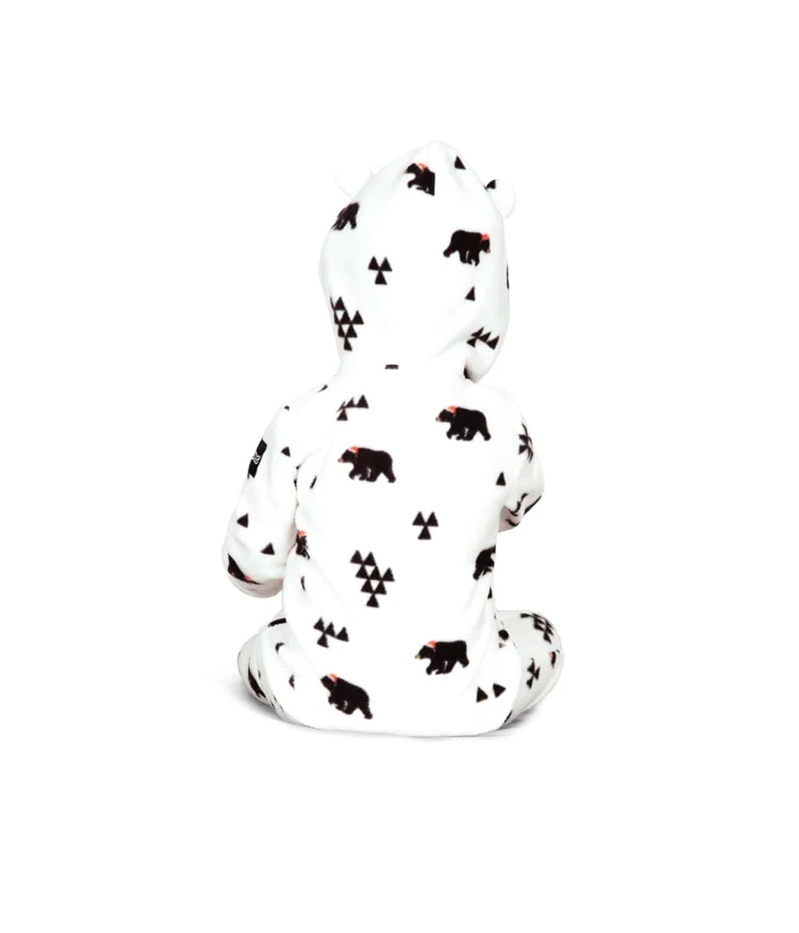 Baby Girl's Beary Christmas Jumpsuit - Image 2