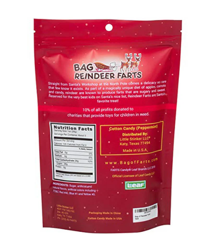 Bag of Reindeer Farts Cotton Candy - Image 2