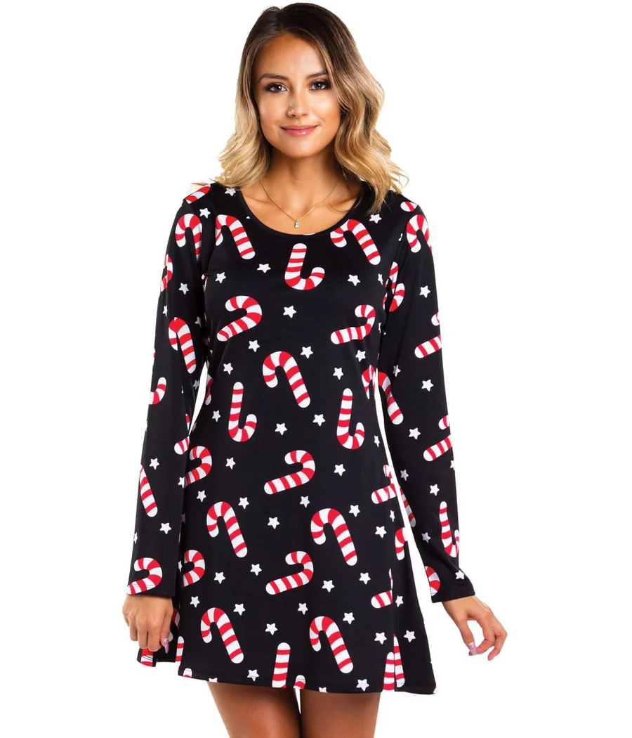 Women's Candy Cane Dress - Image 2