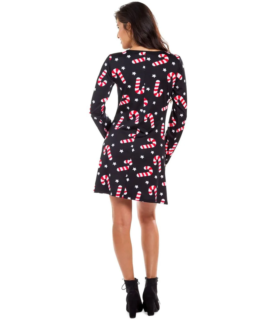 Women's Candy Cane Dress - Image 4