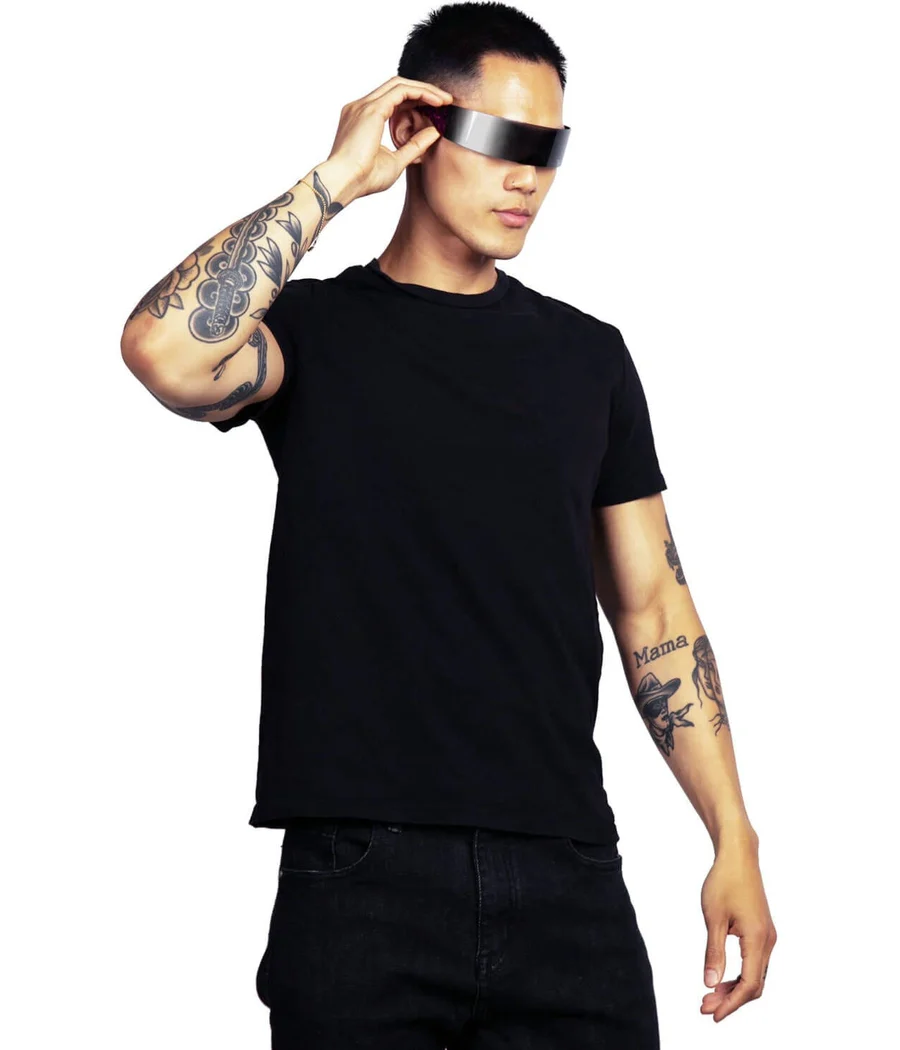 Spaced Out Black Cyclops Sunglasses - Image 2