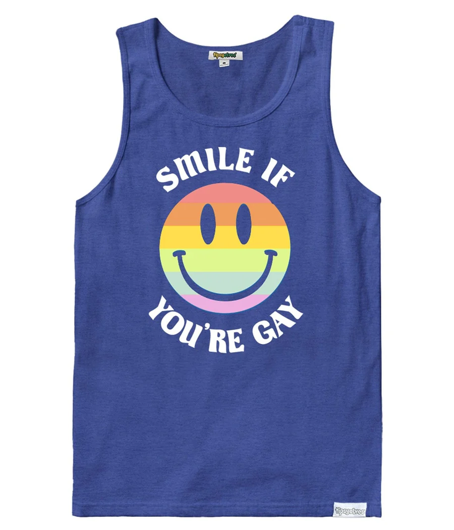 Smile If You're Gay Tank Top