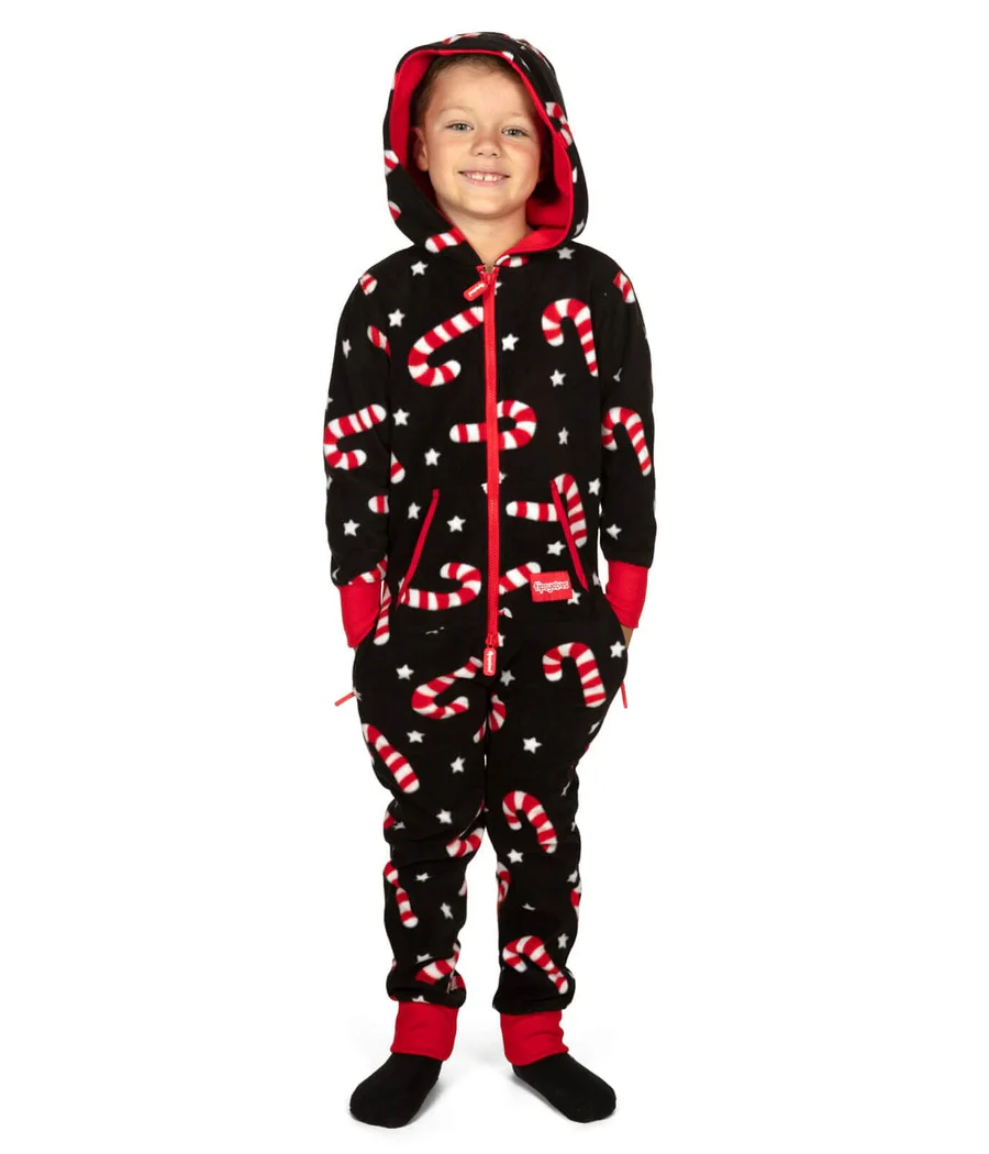 Boy's Candy Cane Lane Jumpsuit - Image 3