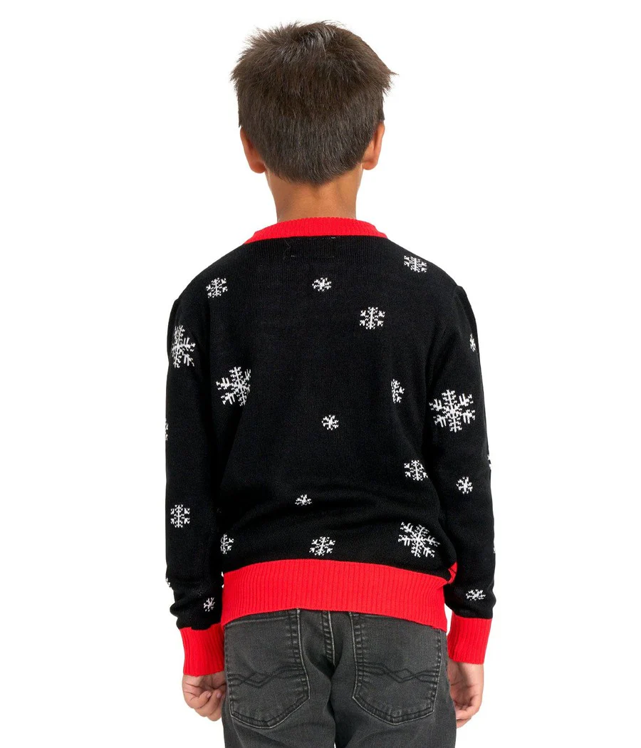 Boy's Leaky Roof Ugly Christmas Sweater - Image 2