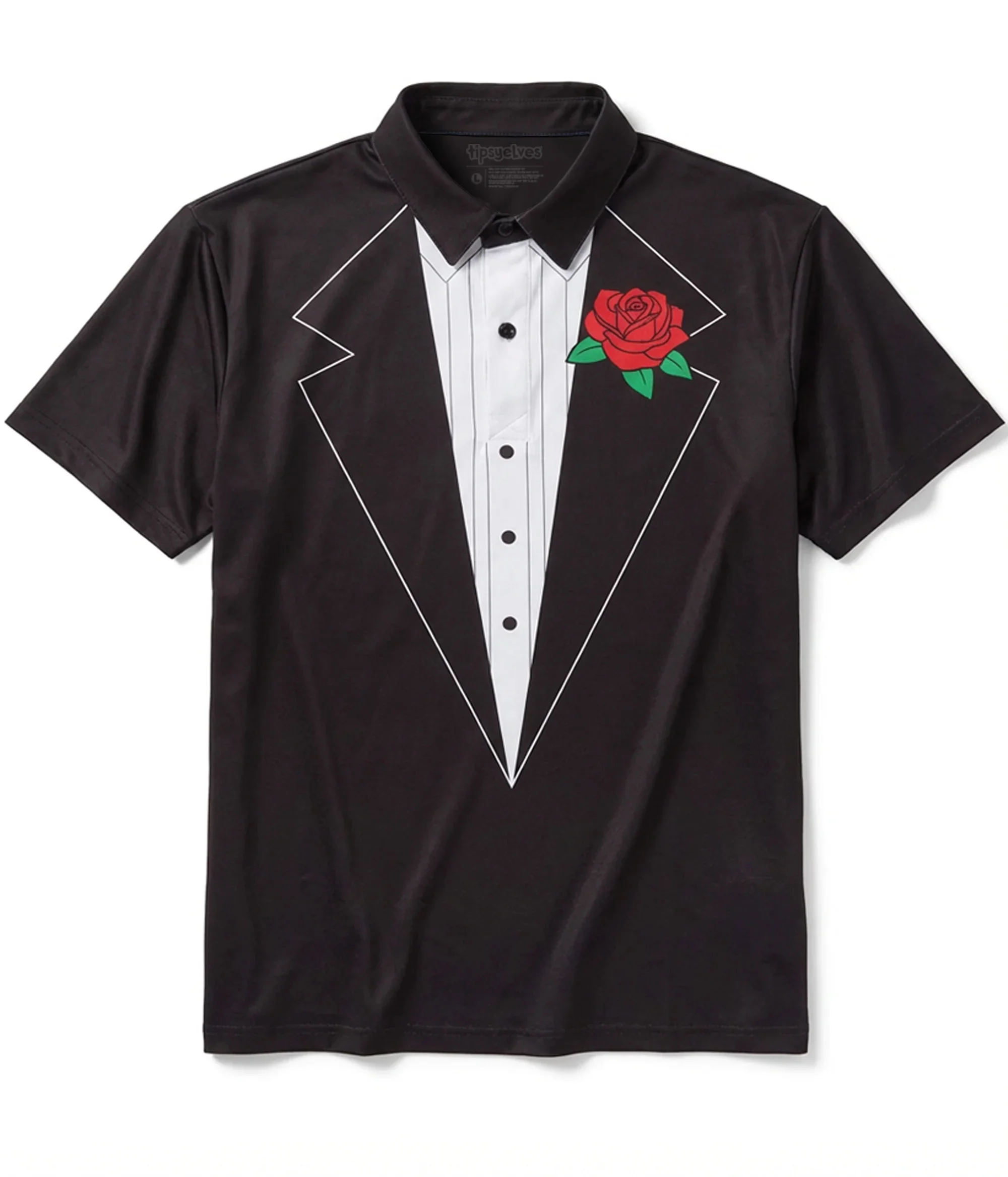 Boy's Tuxedo Golf Polo - Image 3