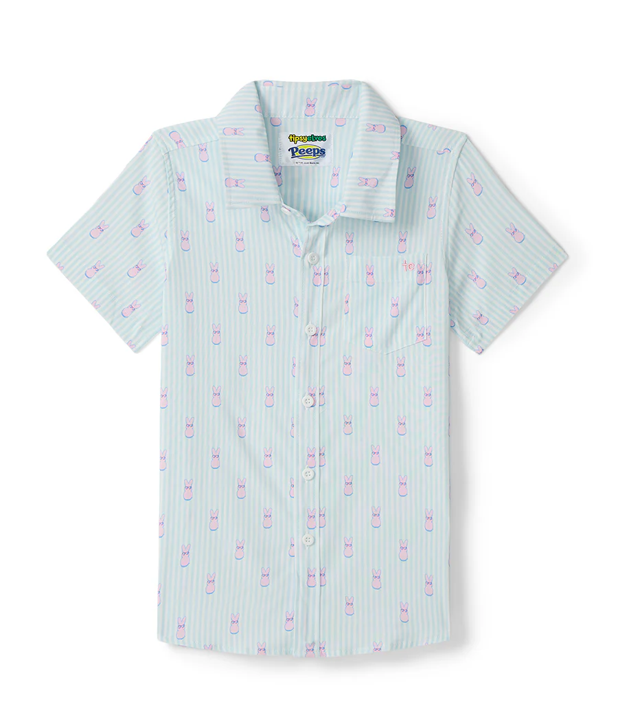 Boy's PEEPS® Shady Lil' Sugar Button Down Shirt - Image 2