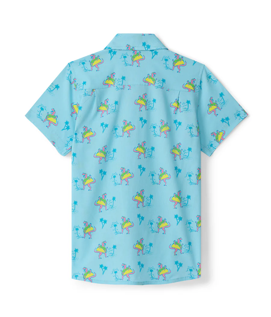 Boy's Tacosaurus Hawaiian Shirt - Image 2