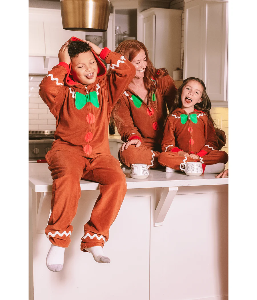 Boy's Gingerbread Jumpsuit - Image 3