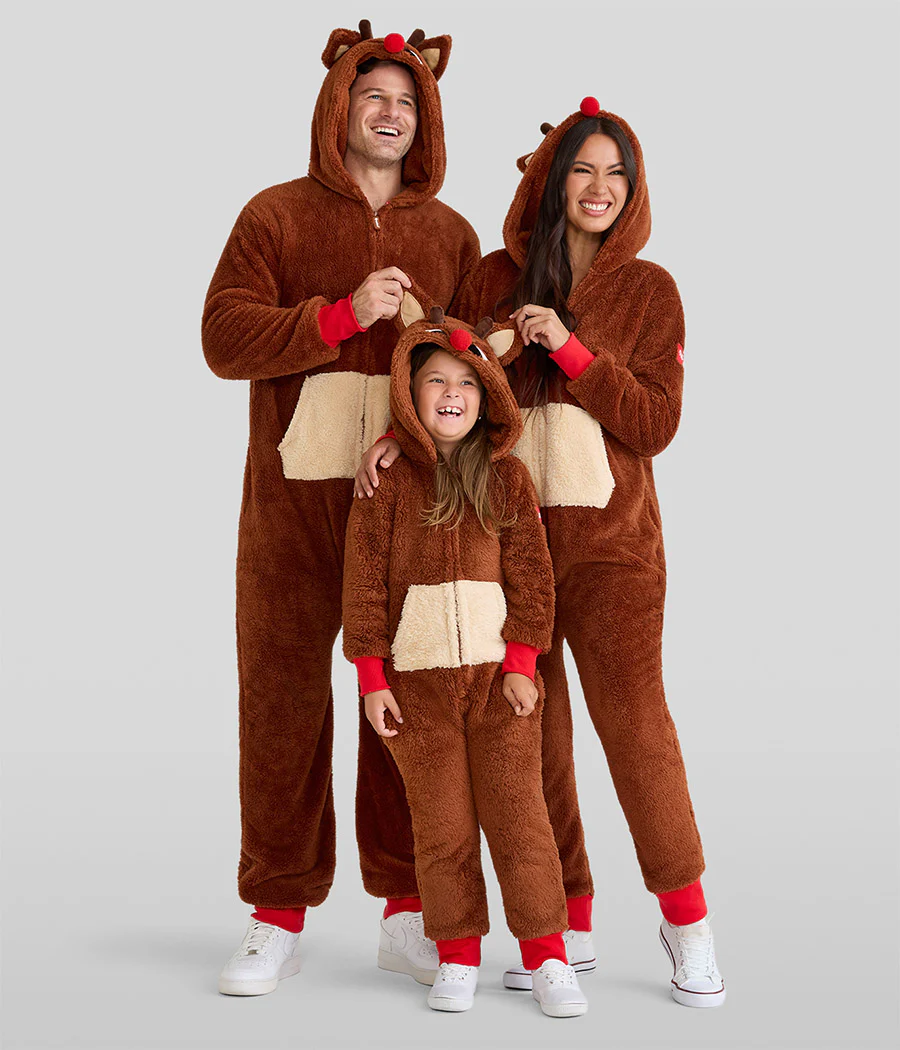 Boy's Rudolph Sherpa Jumpsuit - Image 4