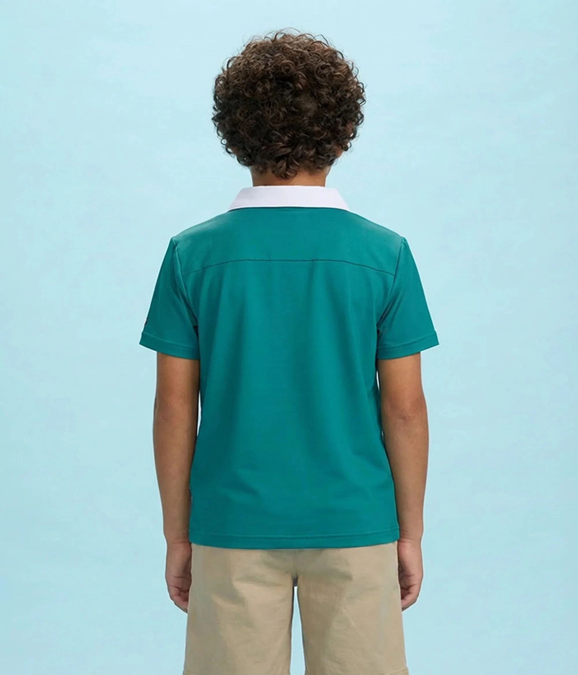Boy's Green Blazer Golf Polo - Image 2
