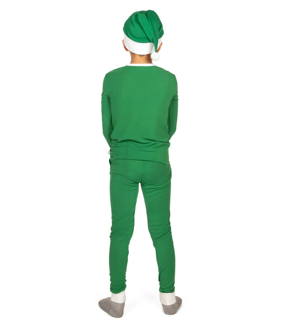 Boy's Elf Crew Neck Pajama Set - Image 2
