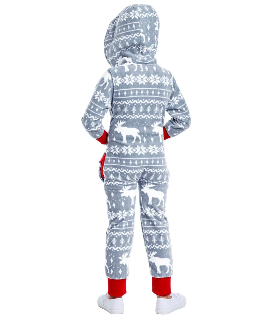 Boy's Grey Moose Jumpsuit - Image 2