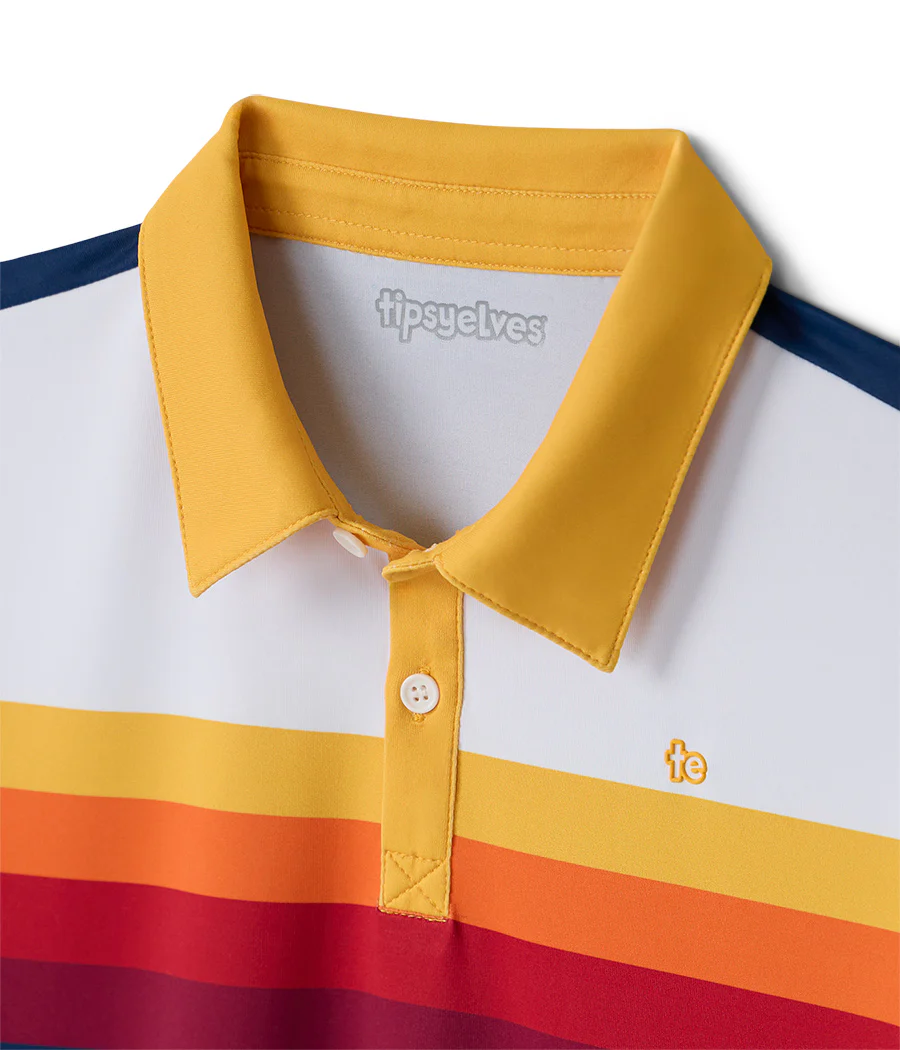 Boy's Slice of Sunset Golf Polo - Image 5