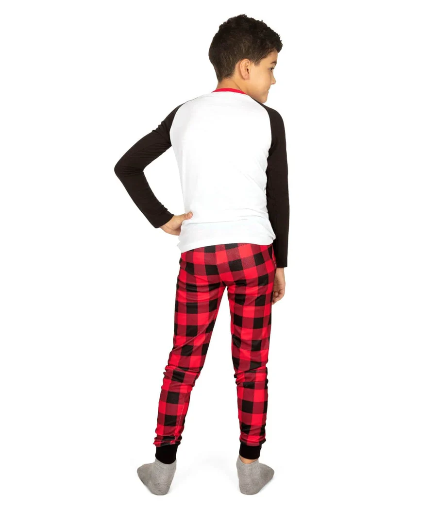 Boy's Team Santa Crew Neck Pajama Set - Image 2