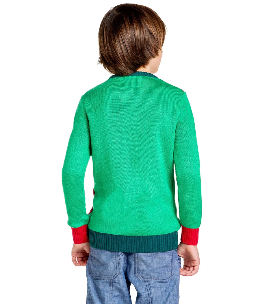Boy's Little Present Ugly Christmas Sweater - Image 2