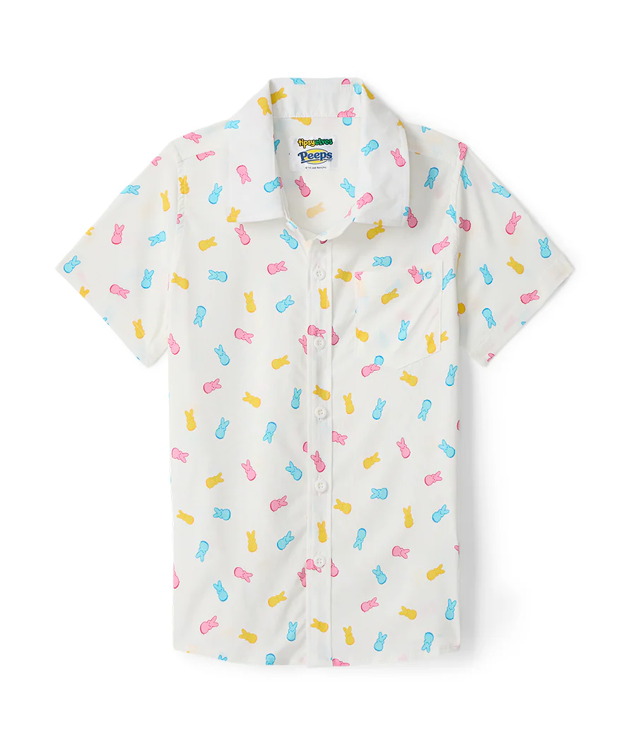 Boy's PEEPS® Party Peeple Button Down Shirt - Image 2