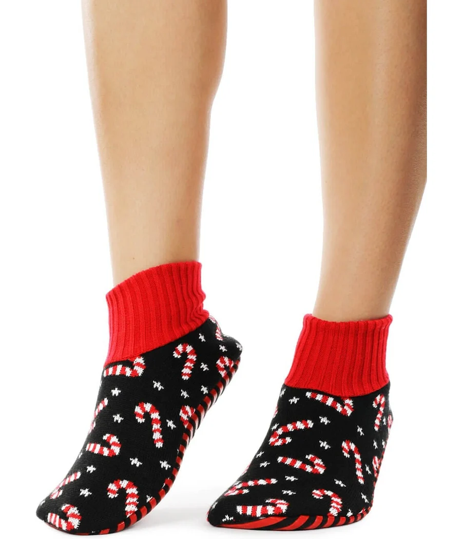 Candy Cane Lane Slipper Socks - Image 2
