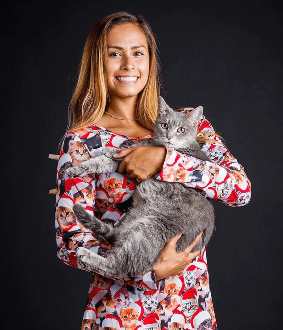 Women's Meowy Catmus Dress - Image 5