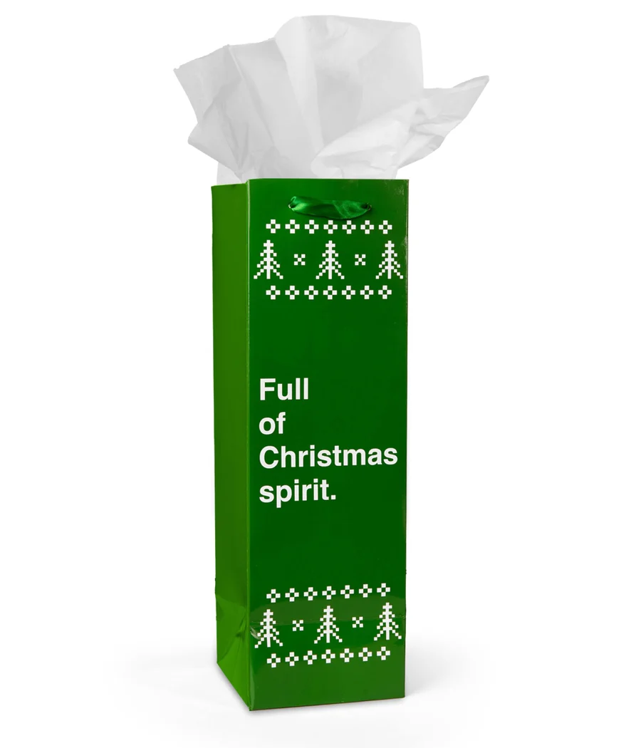 Funny Christmas Wine Gift Bags - Set of 6 - Image 3