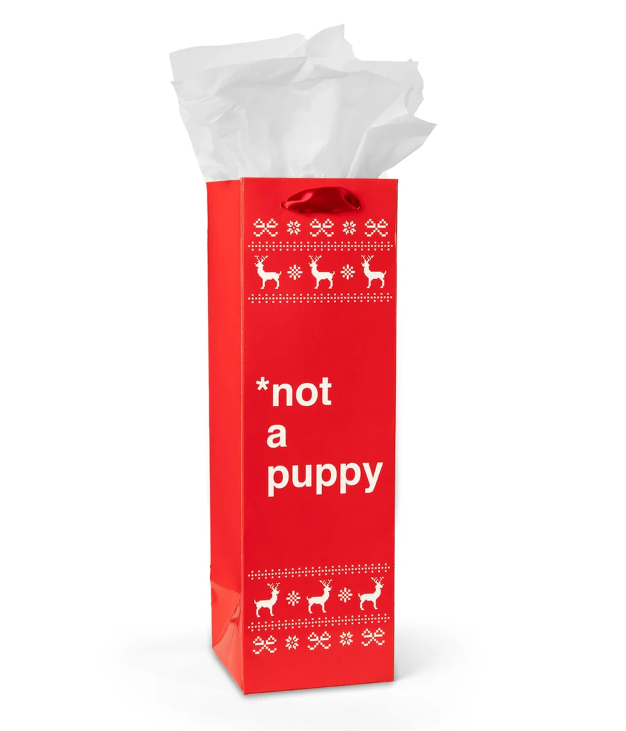 Funny Christmas Wine Gift Bags - Set of 6 - Image 5