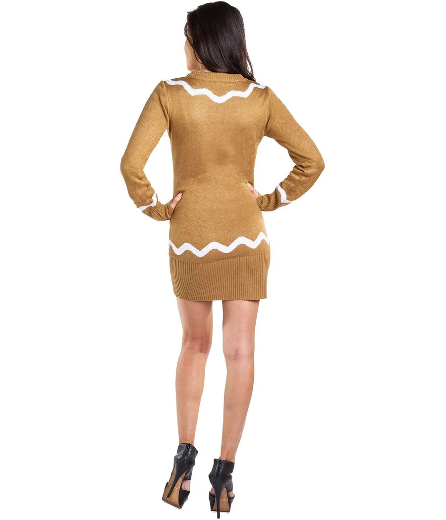 Women's Gingerbread Sweater Dress - Image 2