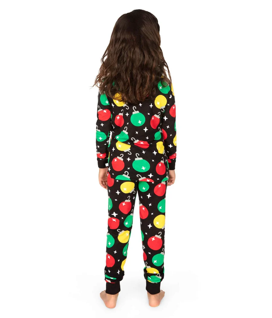 Girl's Ornaments Pajama Set - Image 2