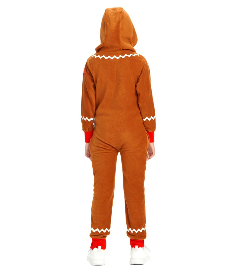 Girl's Gingerbread Jumpsuit - Image 2