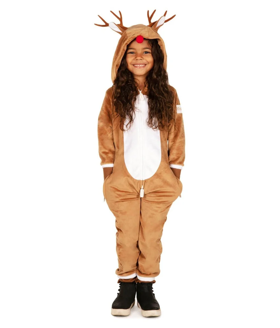 Girl's Rudolph Jumpsuit - Image 2