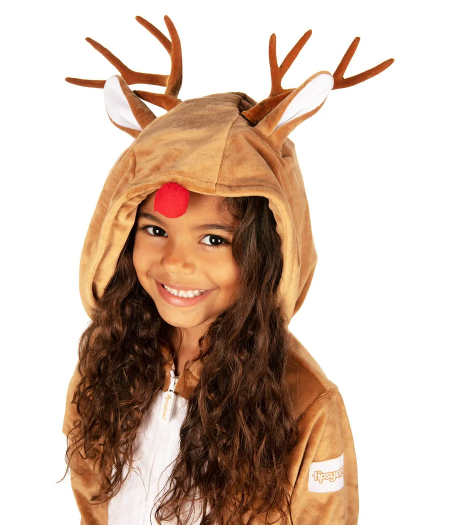 Girl's Rudolph Jumpsuit - Image 3