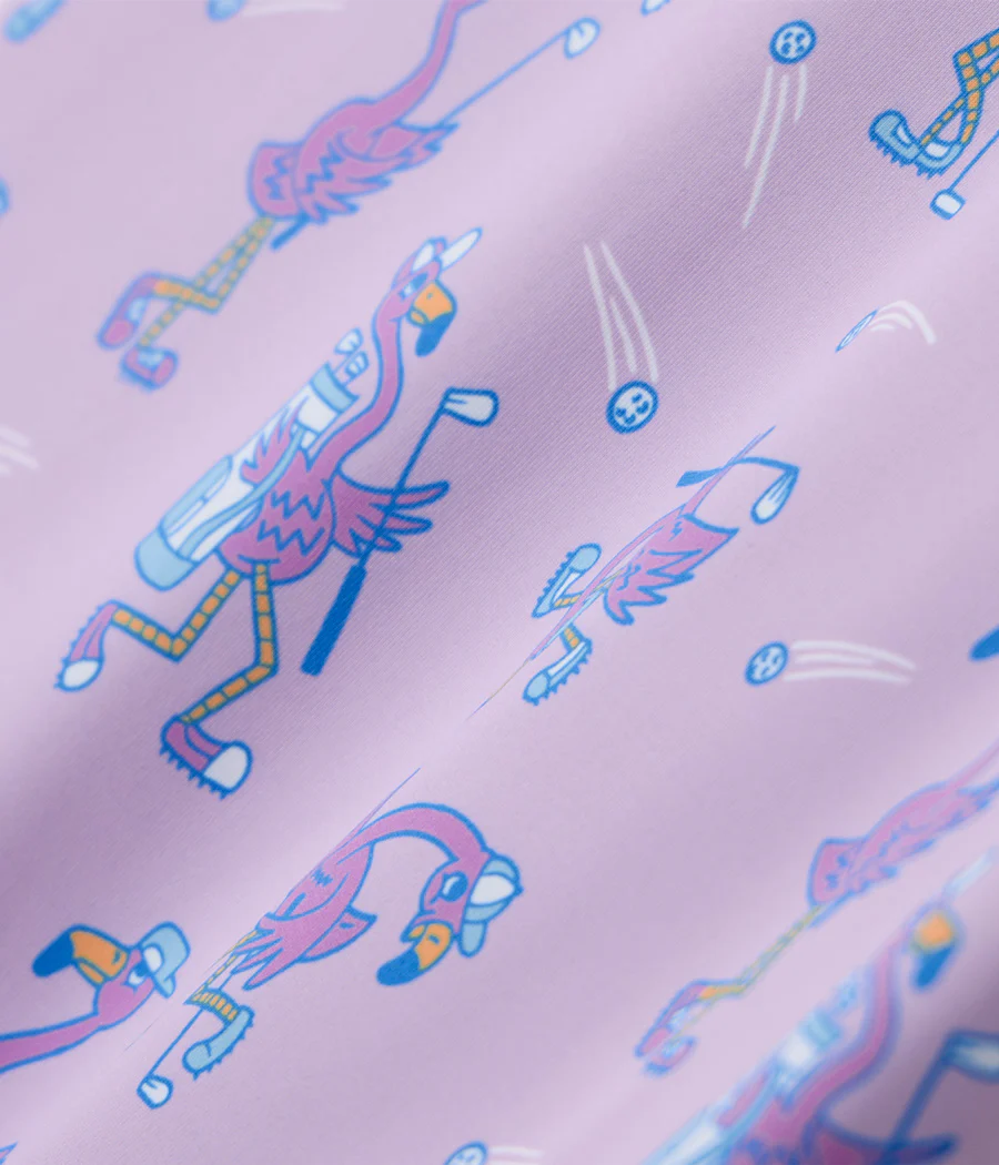 Girl's Flamingo Fiasco Golf Polo - Image 4