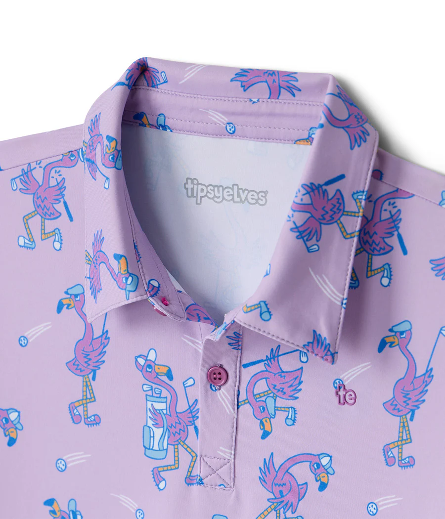 Girl's Flamingo Fiasco Golf Polo - Image 5