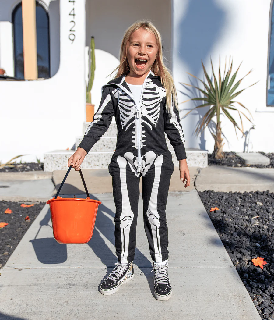 Girl's Skeleton Costume - Image 2
