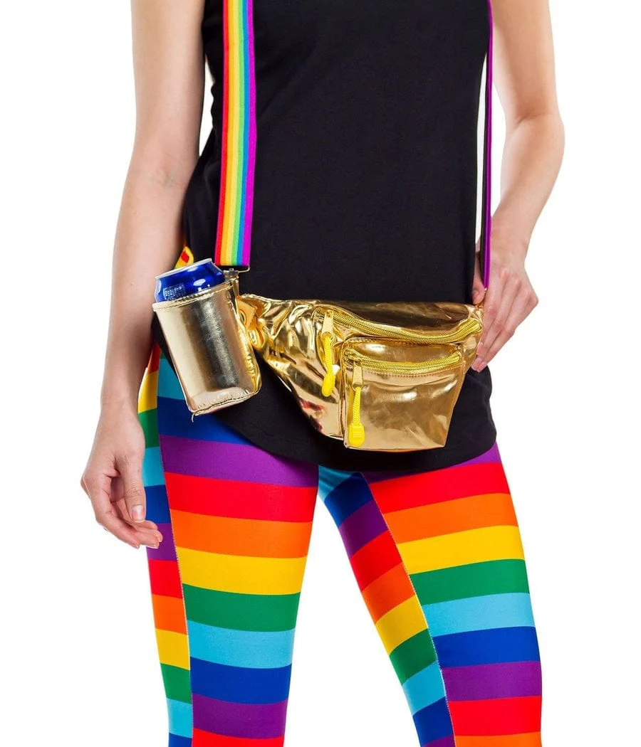 The Gold Rainbow Fanny Pack and Suspenders - Image 2
