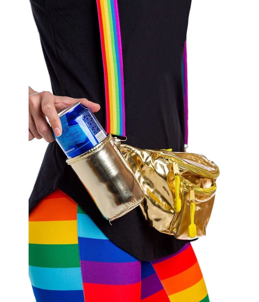 The Gold Rainbow Fanny Pack and Suspenders - Image 3