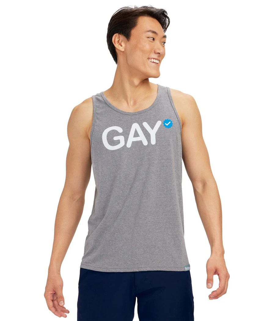 Verified Gay Tank Top - Image 2