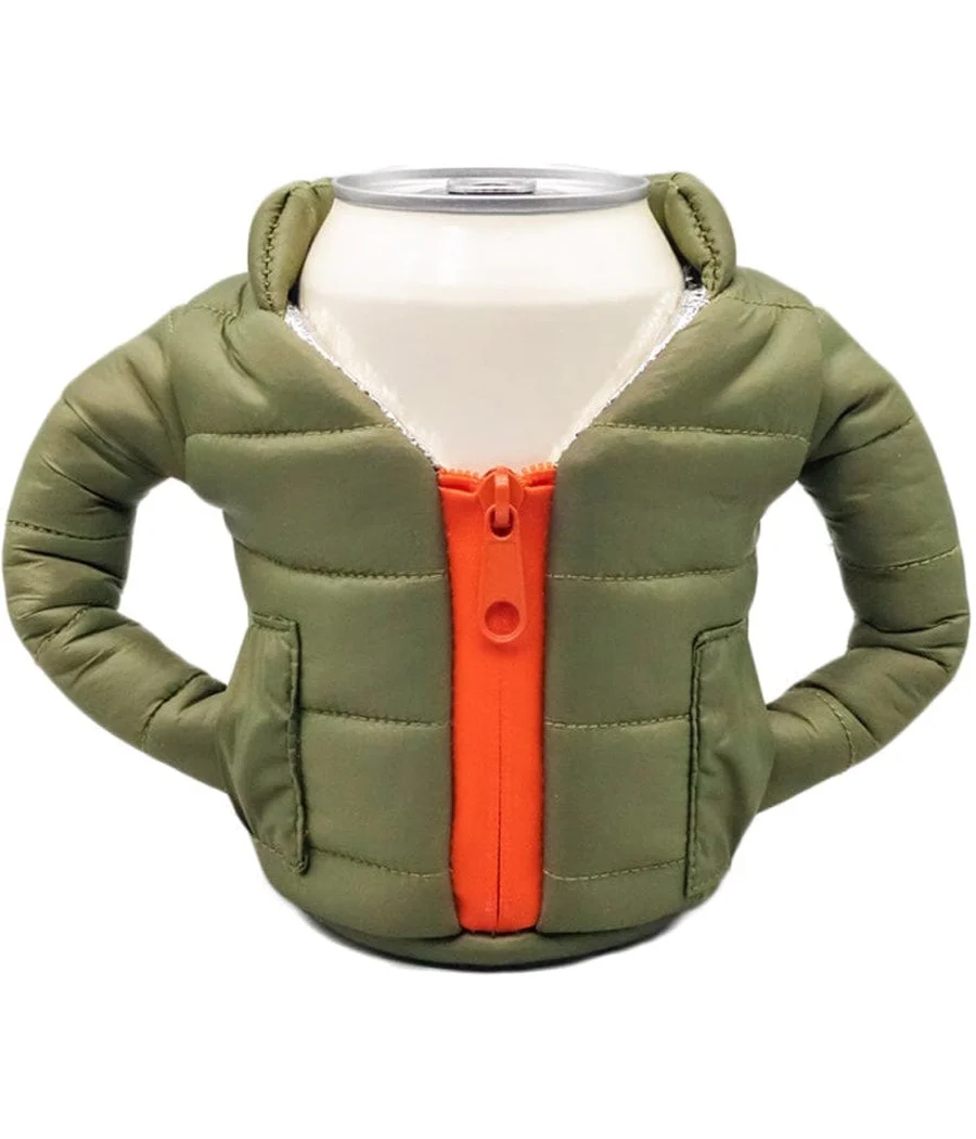 Green & Orange Beverage Jacket - Image 4