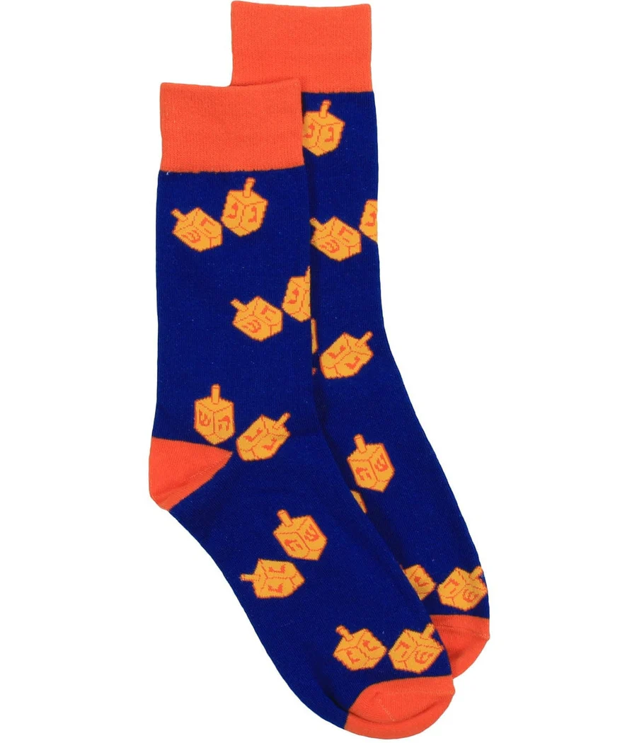 Men's Jewish Dreidel Socks (Fits Sizes 8-11M) - Image 2