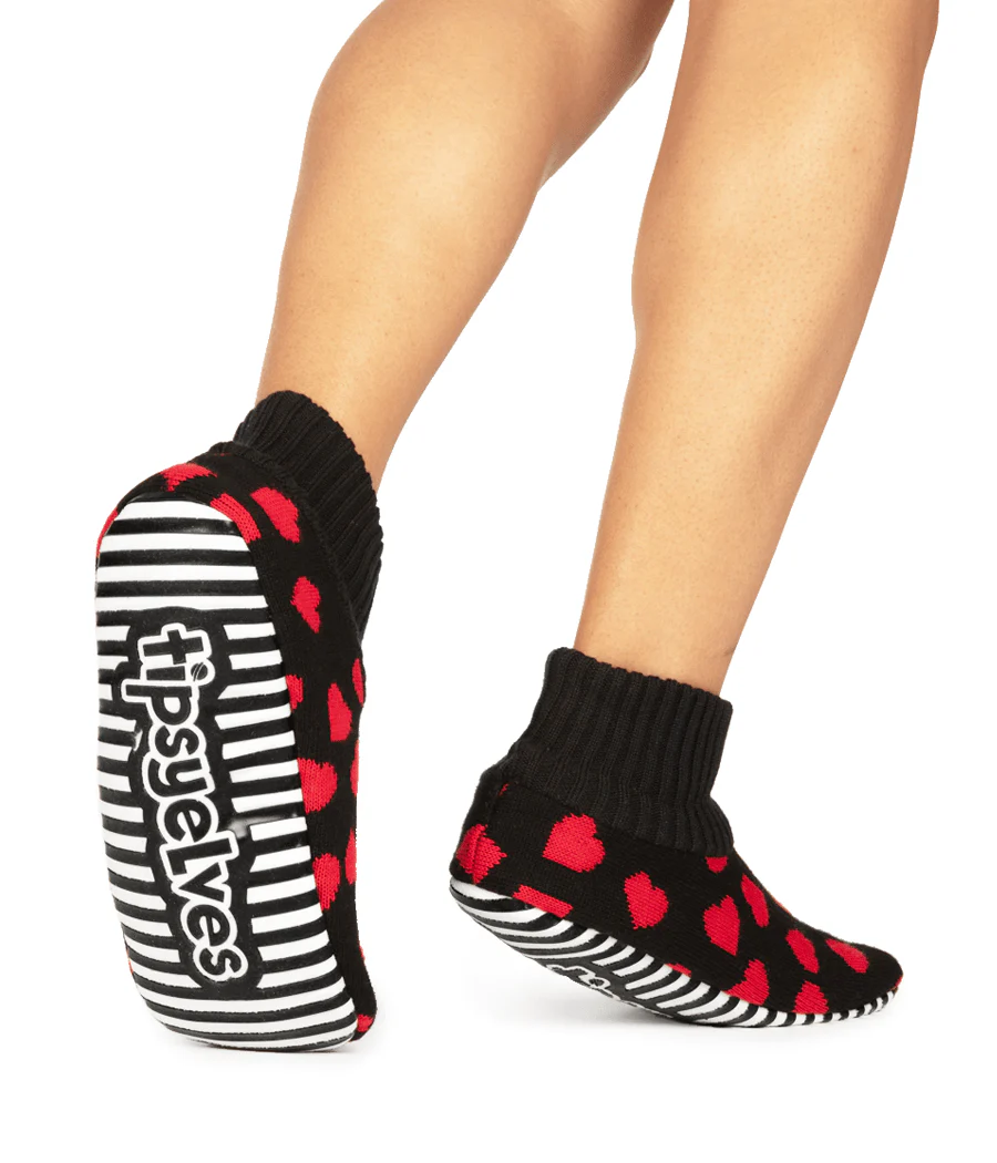 Hearts on Fire Slipper Socks - Image 3