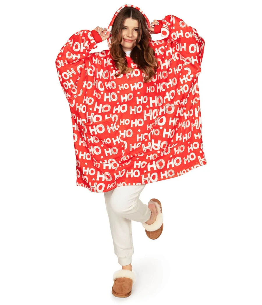 Ho Ho Ho Blanket Hoodie - Image 4